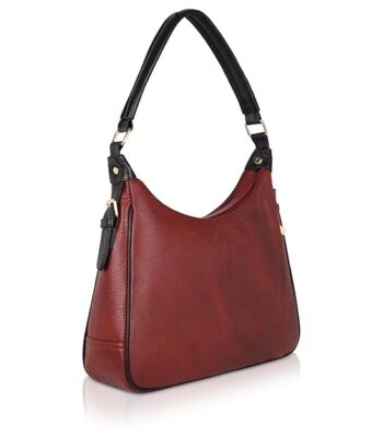 Leather Hobo Shoulder Bag for Women