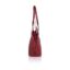 Velmora maroon genuine leather shoulder hobo bag side view textured leather design